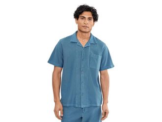 Tommy Bahama Rio Cabana Camp Mens Clothing Regal Blue : 3XL, Cotton