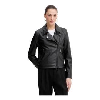 A|X Armani Exchange Jassen, Dames, Zwart, M, Leather Jassen