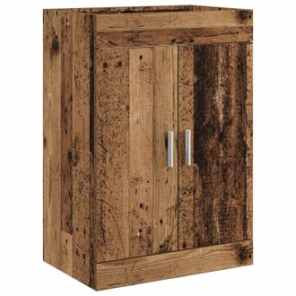 vidaXL Gabinete De Ba&ntilde;o Debajo Del Lavabo Madera Envejecida Vidaxl