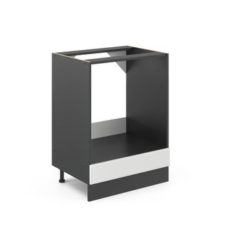 Vicco Armario Para Horno Empotrado R-line, Blanco Casa De Campo, 60 Cm Sin Encimera Vicco