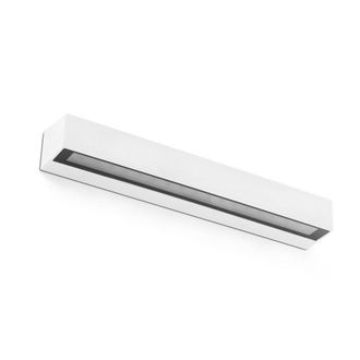 Netlighting Doro28 Integrated LED Up Down Lighter Outdoor Wall Light White 3000K IP65