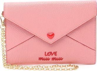 Miu Miu MADRAS LOVE envelope card case