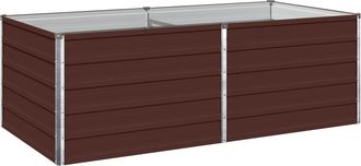 vidaXL Cama De Jard&iacute;n Elevada Marr&oacute;n 160 X 80 X 55 Cm Vidaxl
