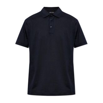 Giorgio Armani Heren, Tops, Blauw, Maat: 2XL Katoen
