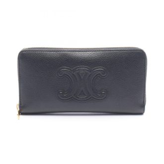 Celine Black Leather Long Wallet (Bi-Fold) (Pre-Owned)