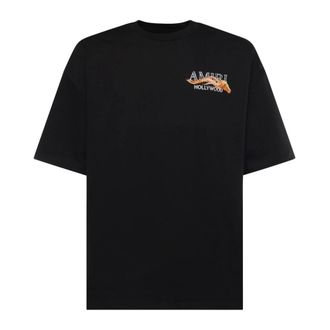 Amiri Hollywood Horse Printed T-Shirt - male - Amiri - T-Shirts - Black - M - Tops