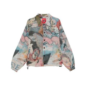 KidSuper Studios Caf&eacute; de la Coaches Jacket - - Jackets - Uomo - Multicolore - L
