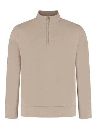 Stefan Brandt zip neck knitwear - Neutrals