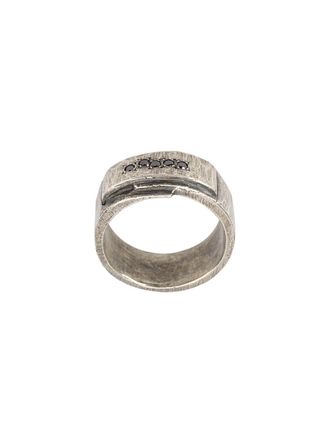 Tobias Wistisen Anello con pietre - Argento