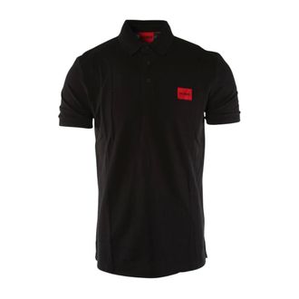 HUGO BOSS Tops, Heren, Zwart, M, Katoen, Dereso 222 Polo