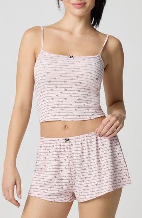 Florence By Mills Cotton Blend Pajamas in Ballet Heart at Nordstrom, Size Xx-Small