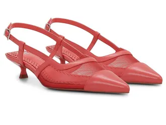 Vince Camuto Renira High Womens Heels Peach Pop : 8.5 M, Leather