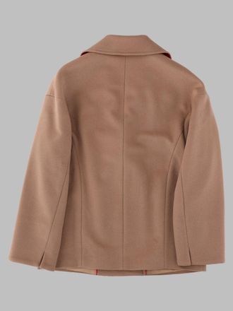 Max & Co. Double-Breasted Wool Jacket - Beige