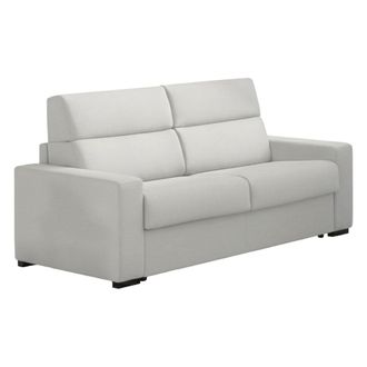 Dmora Sof&aacute; Fijo 2 Plazas Con Chaise Longue, Desenfundable, Hidr&oacute;fugo, Made In Italy, Lavable, 200x95x100h Cm Gris Claro