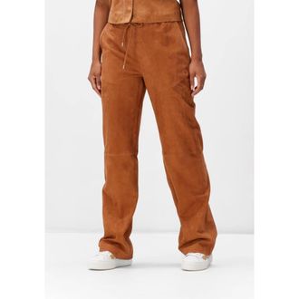 Ibana Dames, Broeken, Bruin, Maat: M Su&egrave;de