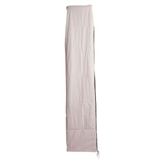 Hhg Nunca Usado] Funda Protectora Hhg Para Parasol Voladizo De Hasta 3,5 M, Funda Con Cremallera, Gris Crema