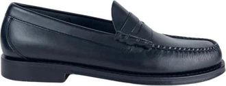 G.H. Bass & Co. Larson Penny Loafers - Heren - Loafers - Zwart - 44 1/2 EU - Leer - Schoenen