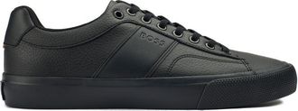 HUGO BOSS Mens Aiden Trainers - Black - Size UK 10