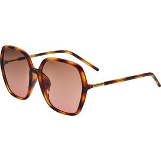 Bertha Sunglasses Priscilla Polarized Sunglasses in Tortoise/pink at Nordstrom