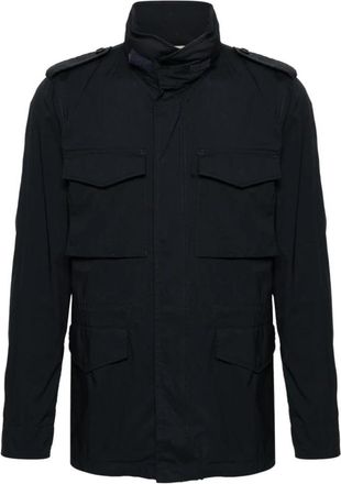 Aspesi Mini Field Jacket - Heren - Zomerjassen - Blauw - M - Katoen - Jassen