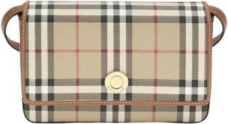 Burberry Portafoglio in pelle Vintage Check - - Bags - Donna - Beige - ONE SIZE