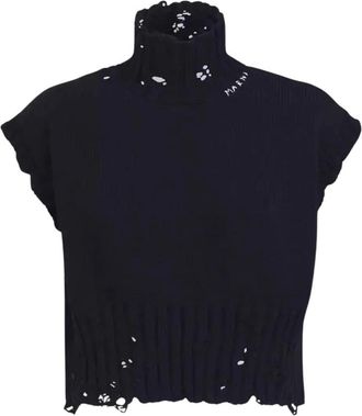 Marni Dames, Truien, Zwart, Maat: 3XS Katoen