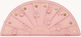 Hammitt Hammitt Shelley Clutch Flamingo Flora Brushed Gold