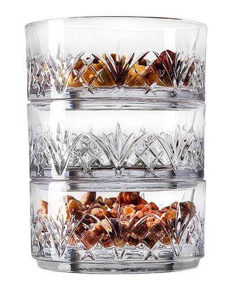Godinger Dublin Set Of 3 Nut Bowls