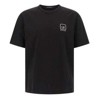 C.P. Company T-Shirts, male, Black, Size: S The Metropolis Series T-shirt
