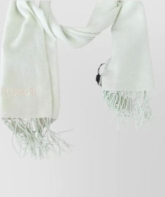Missoni cashmere fringed scarf