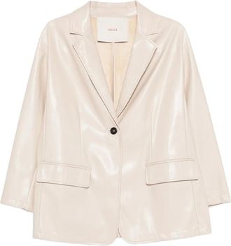 Jucca Blazer con bottone singolo - Toni neutri