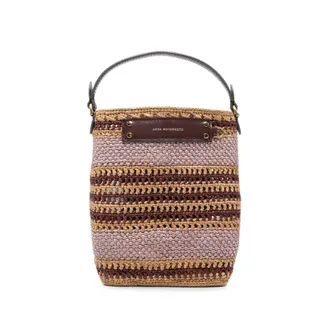 Anya Hindmarch Woven-stripe Bucket Bag