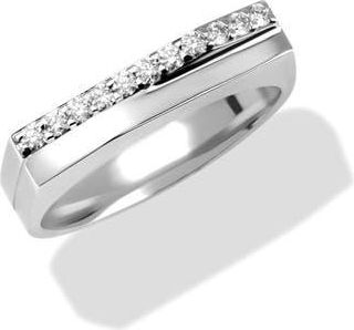 Lana Jewelry 14K Gold Geometric Stack Ring in White Gold at Nordstrom, Size 8