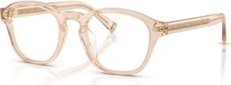 Brunello Cucinelli 50mm Square optical glasses in Yellow at Nordstrom
