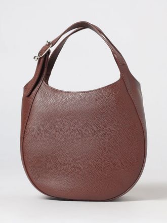Longchamp Borsa tote mini Le Foulonn&eacute; Toile in pelle a grana con logo impresso