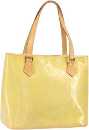 Louis Vuitton Pre-owned Tote Bags, female, Yellow, Size: ONE SIZE Pre-owned Leather Tote Bag