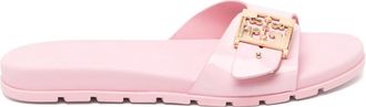 Tory Burch Sandali slides con fibbia - Rosa