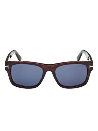 Tom Ford Eyewear square-frame sunglasses - unisex - Acetate - 55 - Brown