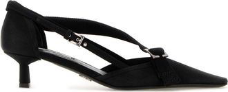 Prada Black Canvas Pumps