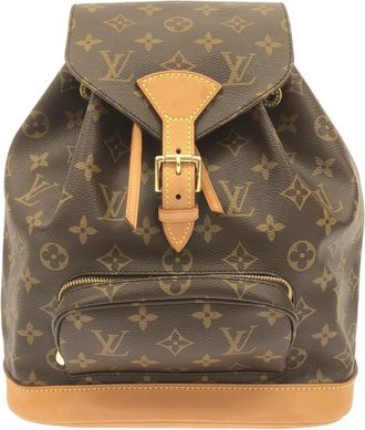 Louis Vuitton Monogram Marron Coated Canvas Backpack (Pre-Owned)