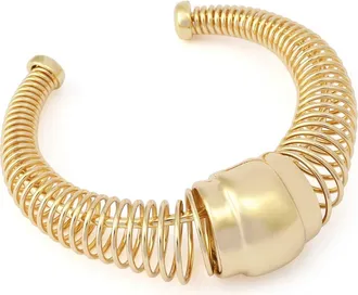 Robert Lee Morris Coiled Cuff Bracelet in Gold at Nordstrom
