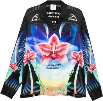 Casablanca Orchidee Racer Shirt