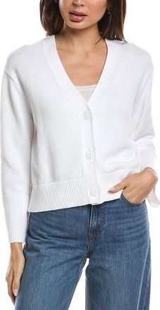 Fort&eacute; Cashmere Wide Sleeve Button Shoulder Sweater