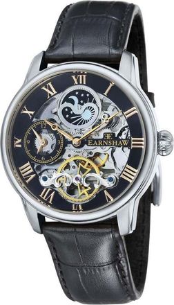Earnshaw Longitude Black Dial Mens Watch ES-8006-04