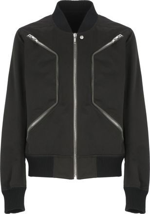 Rick Owens Black Heizer Flight Bomber Jacket