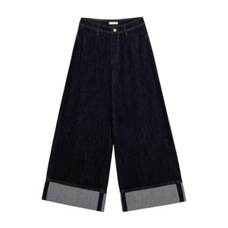 Gianni Lupo Paloma Wide Jeans - Jeans - Mujer - Azul - W32