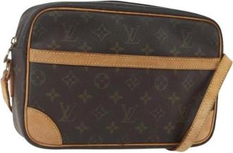 Louis Vuitton Pre-owned Cross Body Bags, female, Brown, Size: ONE SIZE Pre-owned Vintage Cross Body Bag