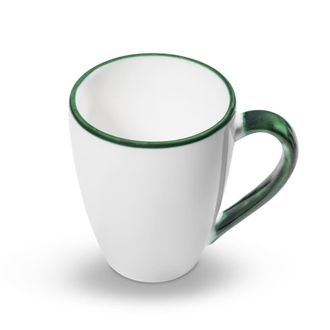 Gmundner Keramik Gmundner Keramik - Green Rim, Taza De Desayuno Max 0,3 Litros