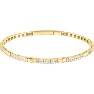 Effy Lab-Grown Diamond Bangle Bracelet in Gold at Nordstrom Rack, Size 7.5