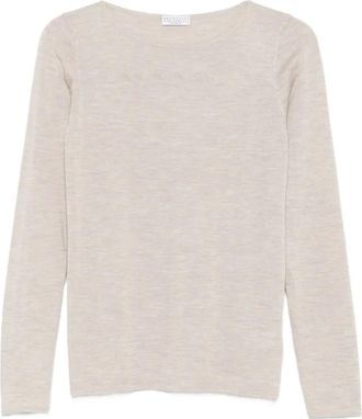 Brunello Cucinelli T-shirt girocollo - Marrone